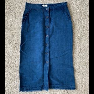 Aritzia denim skirt